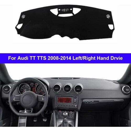 Car Dashboard Cover Dash Mat Carpet Rug For Audi TT TTS 2008 - 2012 2013 2014 LHD RHD 2 Layers Sunshade Auto Cape 2009 2010 2011