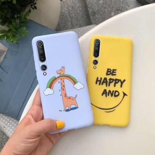 Lovely Cartoon Case For Xiami Mi 10 Pro Cover Soft Silicone Phone Soft TPU Back Cover Case For Xiaomi Mi10 Mi 10 Pro Fundas Capa