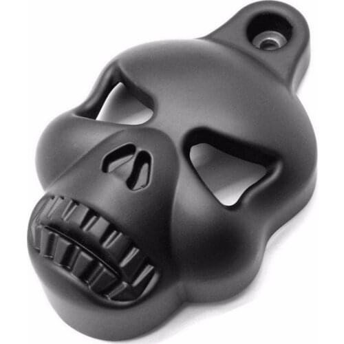SKULL HORN COVER For Harley Big Twins V-Rods Dyna Sportster Softail 92-14 Custom