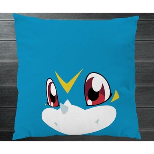 Digimon Adventure V-mon Wormmon Digital Monster Two Side 40x40cm Pillowcase Pillow Case Cover Cosplay Gift BED/SOFA/CAR Decor