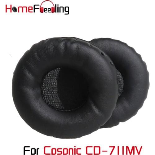 Homefeeling Ear Pads For Cosonic CD-711MV Earpads Round Universal Leahter Repalcement Parts Ear Cushions