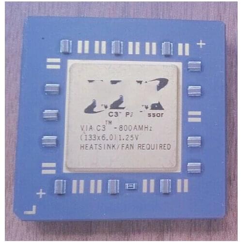 1PCS VIAC3 800AMHZ VIAC3-800AMHZ (133X6.0)1.25V AG60BN1S Ceramic gold plated BGA chip