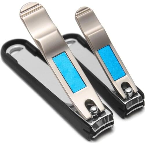 Big Small Stainless Steel Nail Clipper Cutter Professional Manicure Trimmer High Quality Toe Nail Clipper with Clip Catcher