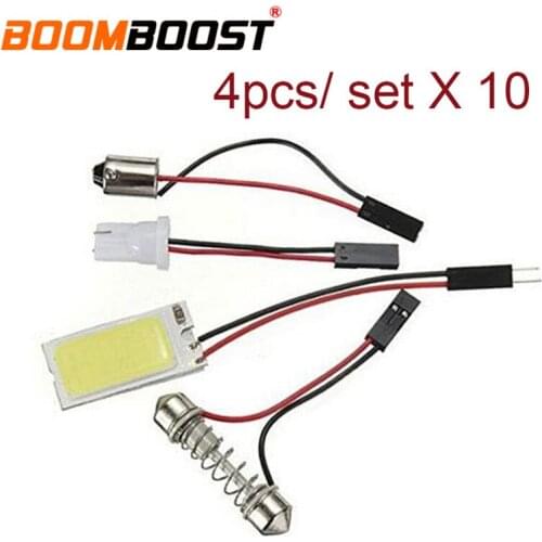 Best selling 12V 21SMD white Small Auto led dome light COB panel light car led Interior light aluminum frame hot sale 10 pcs