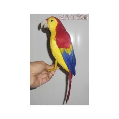 40cm simulation Bird feathers parrot model home decoration filming prop gift h1080