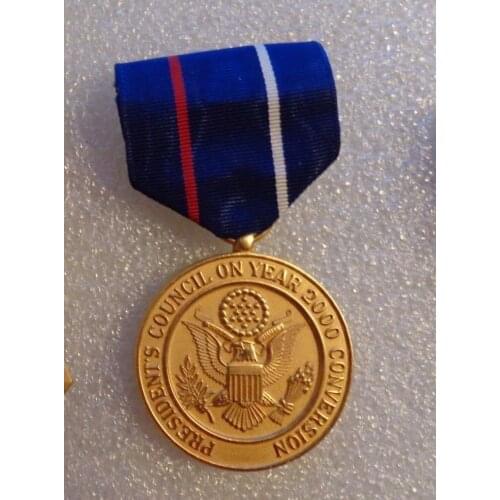 Cheap custom usa national defense service medal High quality meritorious service medal Hot sale distinguished service medal
