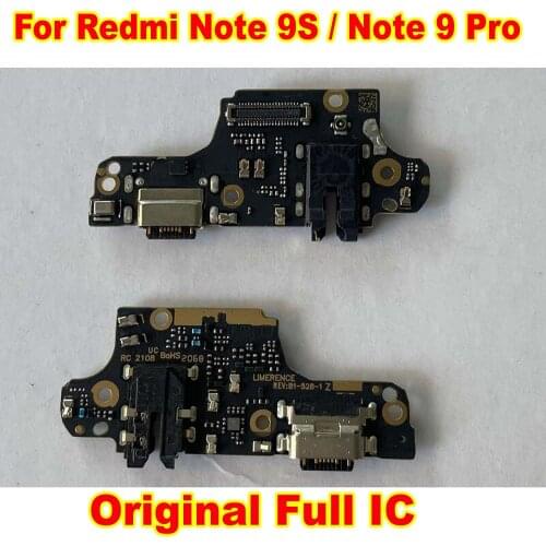 USB charging Plug Board Flex Cable For Xiaomi Redmi Note 9S Note9 Pro Mobile Phone Charger Circuits Connector Parts