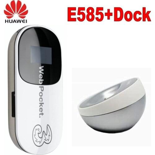 Original Unlock HSDPA 7.2Mbps HUAWEI E585 3G MiNi Router And 3G WiFi Router with Dock station