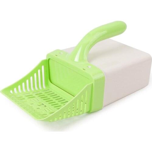Durable Cat litter Shovels Kitten Sand Waste Scooper Shovel Plastic Toilet Litter Cat Scoop Clean Tool for Pet Dog Cat Scoop Pet