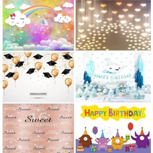 SHUOZHIKE Children Birthday Photography Backdrops 1st Baby Shower Newborn Portrait Party Photo Studio Background 21519-s4