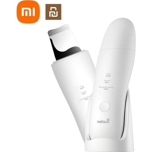 Xiaomi Wellskins Ultrasonic Facial Skin Scrubber with Tile-Tighteng Nutrient import Deep Clearning Models Beauty Cleaning