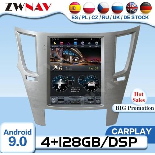 Tesla Screen Android Video Player For Subaru Legacy Outback 2009 2010 2011 2012 2013 2014 Radio Receiver Audio Stereo Head Unit