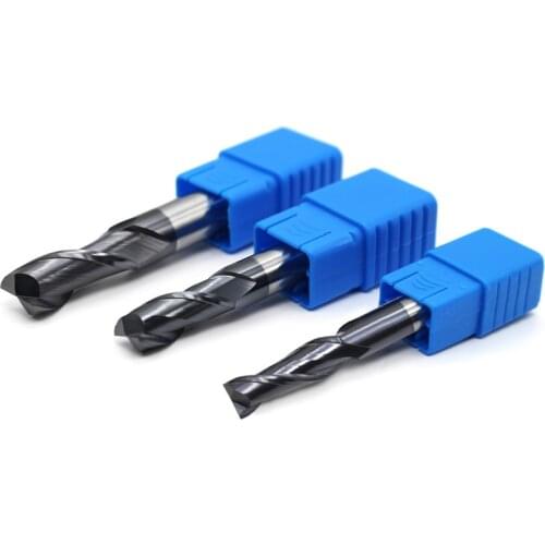 ZGT Cnc Tools Endmill HRC50 2 Flute Alloy Carbide Tungsten Steel Milling Cutter End Mill 3mm 4mm 5mm 6mm 8mm Wood Cutter Metal
