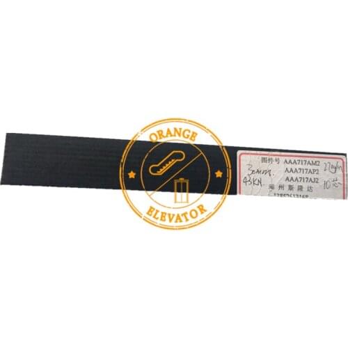 1 Meter Elevator Traction Belt AAA717AM2 AAA717AP2 AAA717AJ2 W30mm H3mm 10 Cores 43KN Flat