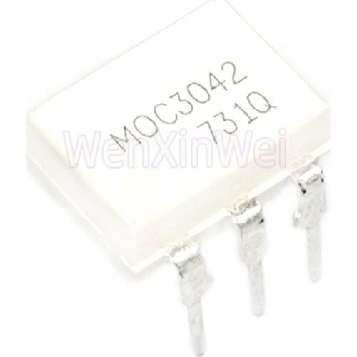 10PCS/LOT MOC3042 DIP6 3042 DIP Optocoupler Lsolator New SIP-6