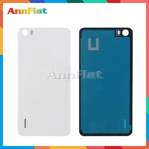10Pcs/lot High Quality For Huawei Honor 6 Back Housing Battery Cover Door Rear Cover Glass with Adhesive Replacement