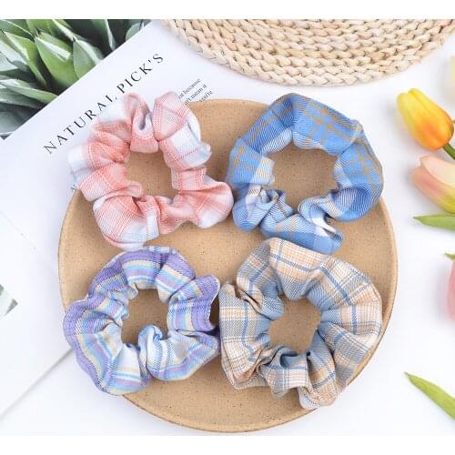 11pcs Sweet Summer Girls Elastic Hair Band fresh Hair Rope Scrunchies Women Ponytail Female Gift Headwear Hair Accessories 333