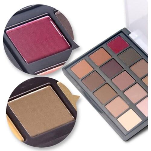 15 colors of mini eyeshadow, pearly matte finish eye makeup, earth color candy color two-color optional easy to color