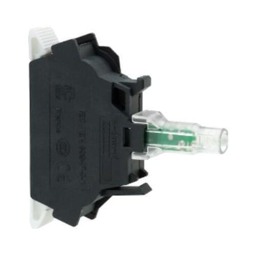 4pcs ZBVB55 Light block for head Ø22, orange, integral LED, spring clamp terminal, 24 V AC/DC