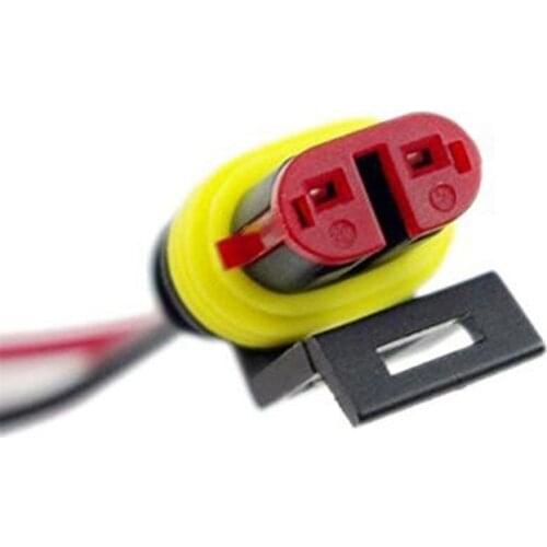 5 X 2 Pin Way Car Auto Waterproof Electrical Connector Plug Socket Wire Kit New E7CA