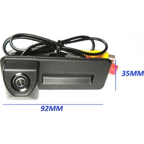 92*35mm for Skoda Octavia Fabia Superb Camera Trunk handle Switch car reverse rear view parking camera 1090K 100% Real HD CCD