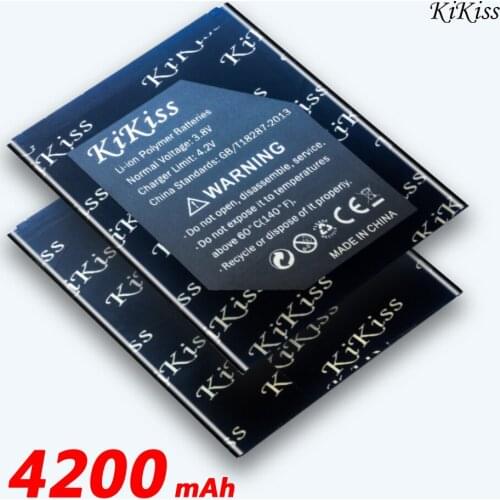 KiKiss 4200mAh High Capacity Battery for ZTE Blade L4 Pro / TWM Amazing X3s A465 A475 Mobile Phone Battery Li3822T43P4H746241