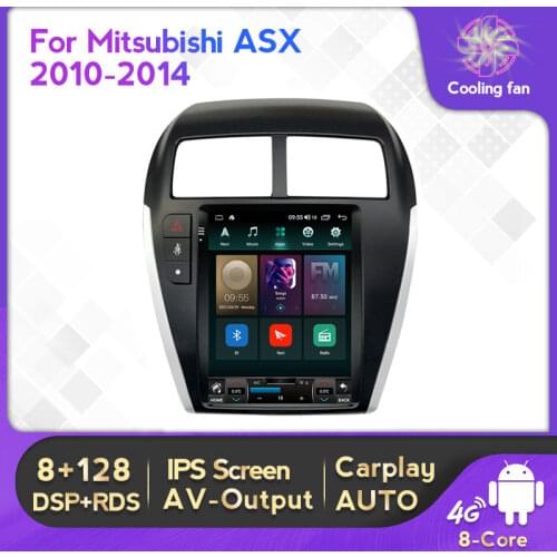 Android 11 RDS DSP 6G+128G Car Audio Car Video Player Car Multimedia Player For Mitsubishi ASX 2010-2014 Navigation GPS NO DVD