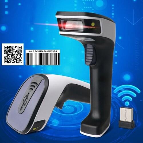 Bluetooth Barcode Scanner CMOS Qr for a Small Cash Register Wireless USB 1D Code Reader for Professional Pos Terminal Warehouse