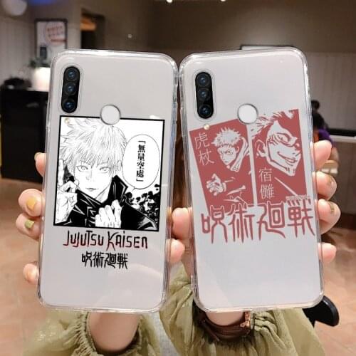 Jujutsu Kaisen Case For Huawei Honor 10X 10i 10 20 P30 P20 P40 Lite E Pro 8X 9X 10i Nova 5T Y6 Y7 Y9 P Smart 2019 2020 2021 Case