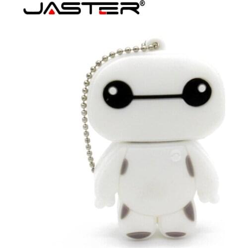 JASTER cartoon BAYMAX character usb flash drive BIG HEOR 6 pendrive 8GB 16GB 32GB full capacity memory stick usb creative gift