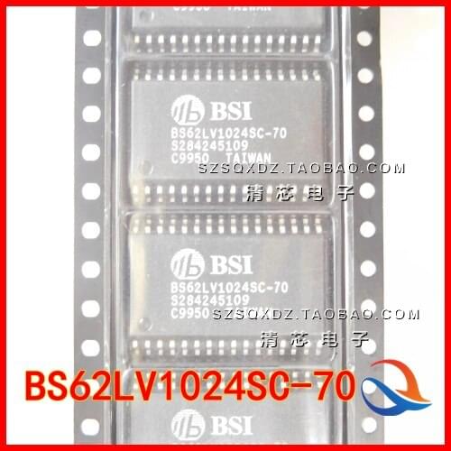 50Pcs BS62LV1024SC-70 New