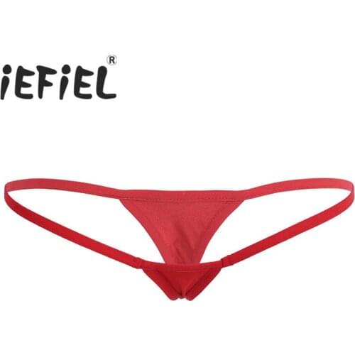 IEFiEL Sexy Women Lingerie Open Butt Low-waisted G-string Underwear Lingerie Femme Underwear Intimates Women G-String Briefs