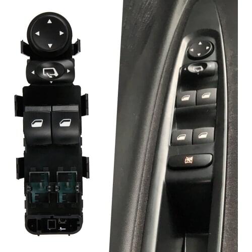 Car Power Window Control Switch Electric Windows Regulator Button For Citroen C4 2004 - 2010 9651464277 6554.HE