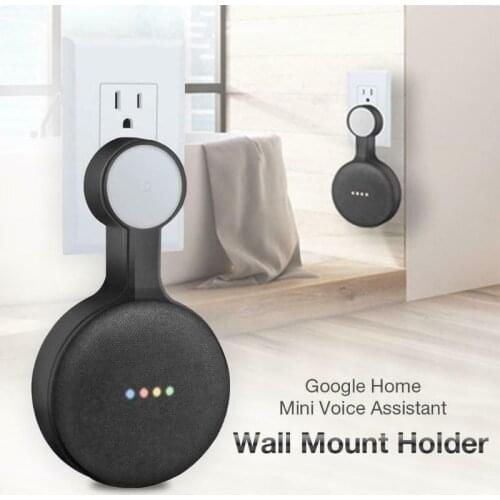 Wall Mount Hanger Stand Speaker Holder for Goo-gle Home Mini Voice Assistant Kit