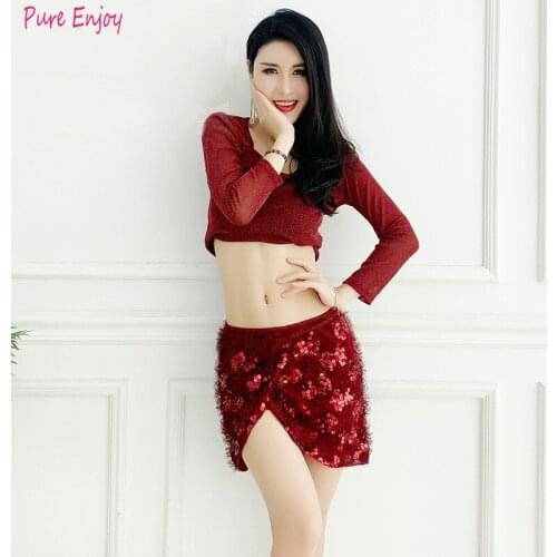 New style belly dance costume latin dance top or skirt bellydance clothing indian dancing dress set Stage Performance clothing