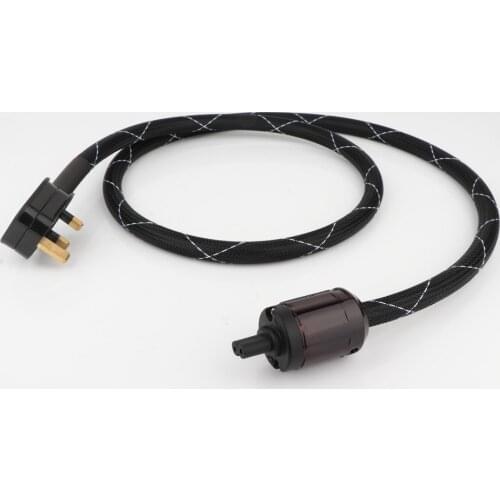 D5048 UK Power cable with C7 IEC figure 8 IEC UK Power cable HIFI UK power cable HIFI UK Power Cable UK Mains Lead