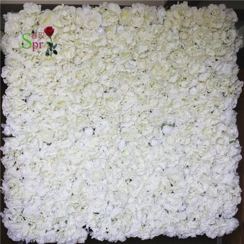 SPR Free Shipping Artificial silk peony rose flower wall wedding background lawn/pillar flower market decoration
