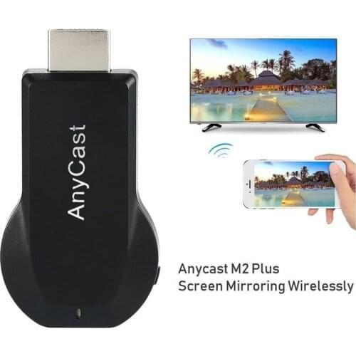 M2 Plus TV stick Wifi Display Receiver Anycast DLNA Miracast Airplay Mirror Screen HDMI-compatible Android IOS Mirascreen Dongle