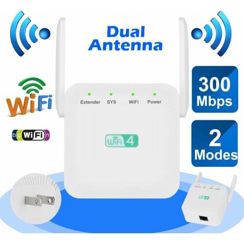 New WiFi Repeater Wireless Wifi Extender 300Mbps Wi-Fi Amplifier 802.11N Long Range Wi fi Signal Booster 2.4G Wifi Repiter FS