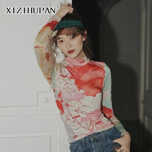 XIZIHUPAN Women's T-shirts With Print