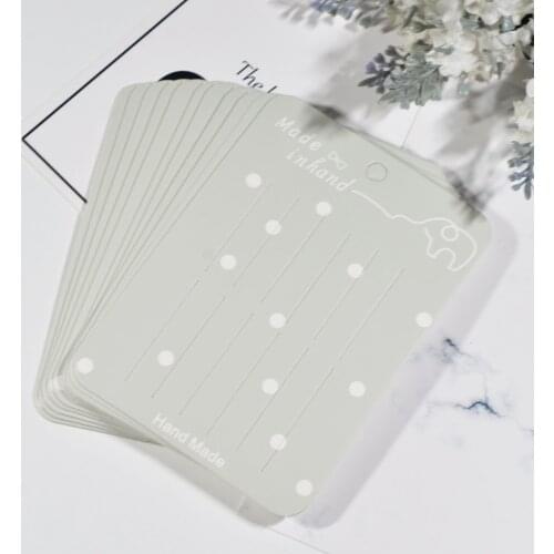 20 Pieces Multi Function Carton Paper Card For Bow Bowknot Hairpin Hair Findings Saving Craft Scrapbooking Sewing Jewelry