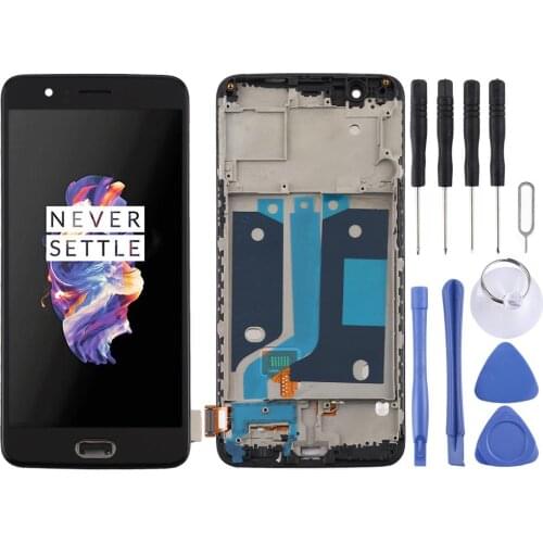 TFT Material LCD Screen and Digitizer Full Assembly with Frame for OnePlus 5 A5000
