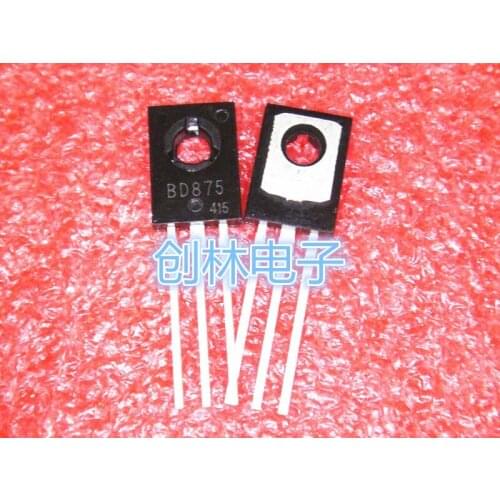 10PCS BD875 TO-126 BD 875 TO126 NPN planar transistor Darlington new original