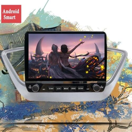 4G LTE Android 10.0 For HYUNDAI Solaris Verna Accent 2017 2018 2019 2020 Multimedia Stereo Car DVD Player Navigation GPS Radio