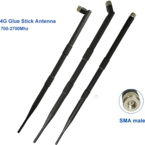 Factory price 2700 mhz indoor rubber rod 2.4g wifi transmitter lte 4g antenna