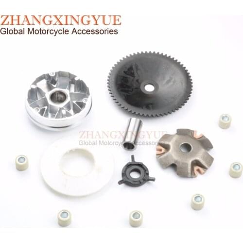 50cc Front Drive Variator Clutch Assembly for QINGQI REX QM50QT-6A QM50QT-10A RS 400 450 460 GY6 50cc 4T 139QMB