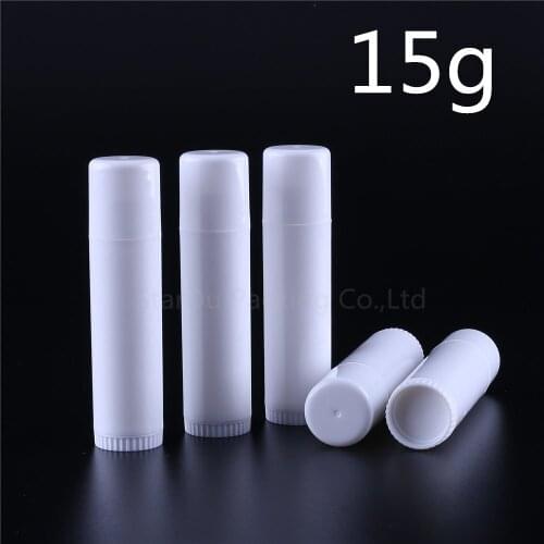 6pcs 15g Lipstick Tube Lip Balm Containers Empty Cosmetic Containers Lotion Container Glue Stick, 15ml Clear Travel Bottle