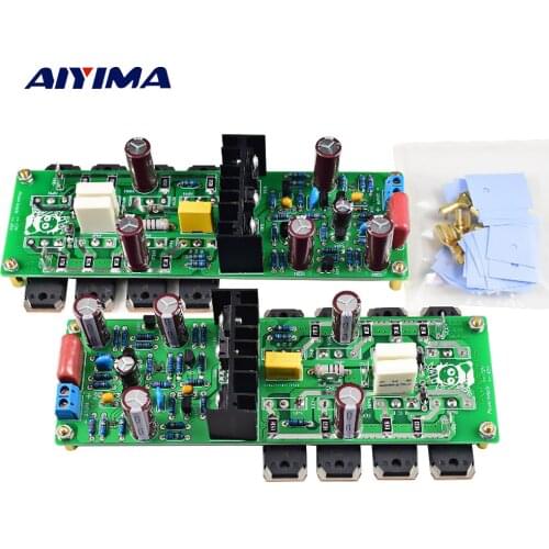 AIYIMA 2PC L20.5 Dual Channel Audio Amplifier Board Amplificador 250W*2 HIEND Ultra-low Distortion KEC KTB817 KTD1047 AMP