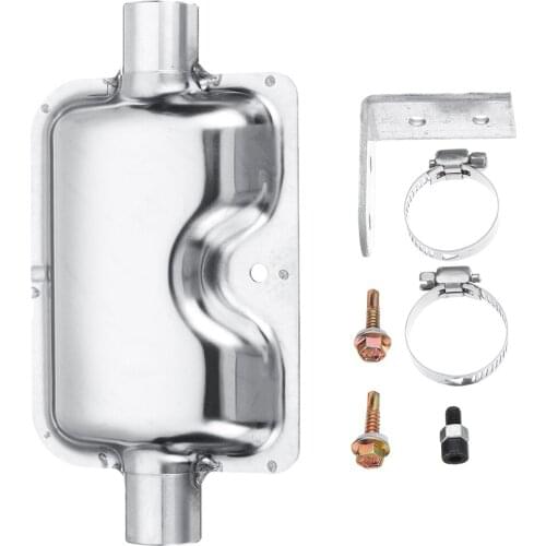 24mm Diesel Heater Muffler With 2 Clips And Mounting Bracket For Eberspacher