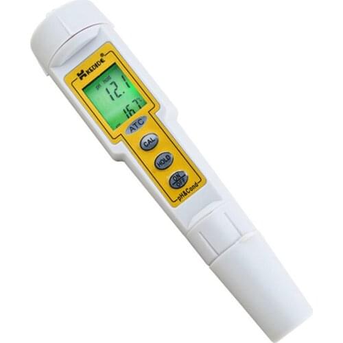 Pen Meter pH & conductivity meter LCD display with pH and temp 0 to 14.0 pH/0 to 1999 uS/cm